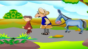 Moral Stories for Kids- English Stories The man the boy and the donkey-short stories