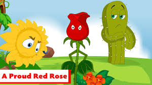 Short Moral Stories for Kids Proud Red Rose